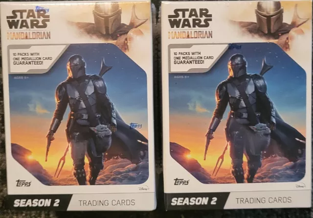 Topps Star Wars The Mandalorian 2021 Trading Card Series 2 Blaster Box Lot Of 2