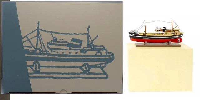 Figurines - Figurine de collection Tintin, le Bateau Sirius Moulinsart 18cm 46021 (2022) - Maison