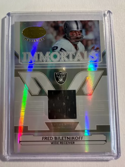 K83,745 - 2006 Leaf Certified Materials #242 Fred Biletnikoff Jersey #/100 K83,745 - 2006 Leaf Certified Materials #242 Fred Biletnikoff Jersey #/100