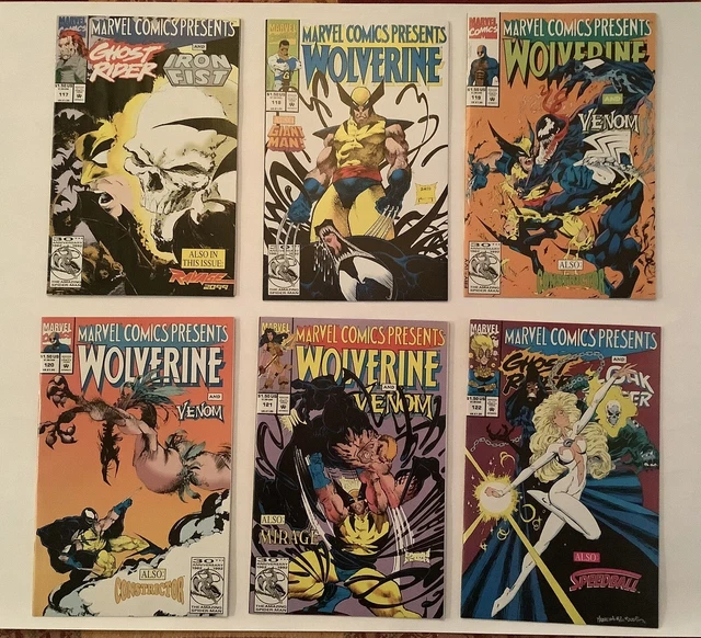 Marvel Comics Presents #117-122 ~1992-1993 Marvel ~ 6 Issues ~ See Pics ~ Vf/Nm!