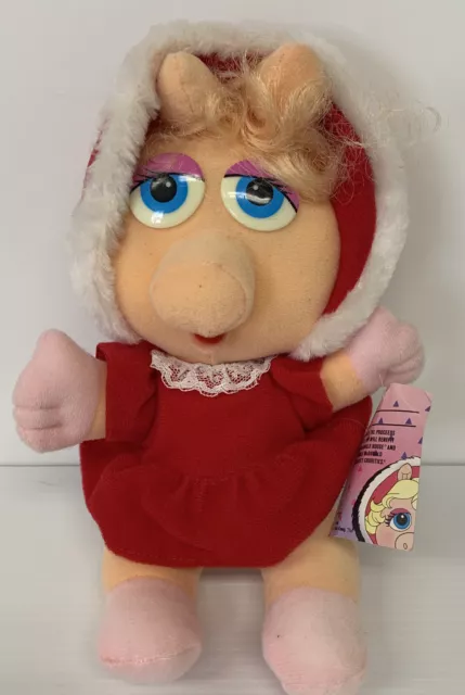 VTG 1987 McDonalds Jim Henson's Baby Plush Muppets Miss Piggy Kermit Fozzie Bear
