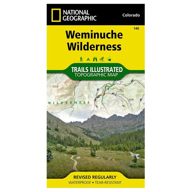 National Geographic Weminuche Wilderness #140