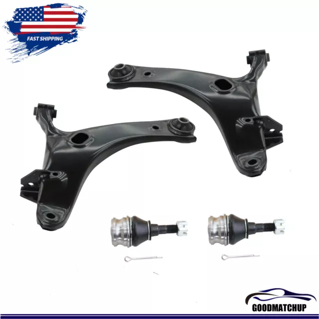 Front Lower Control Arms w/ Ball Joints For 2009 - 2013 Subaru Forester Impreza