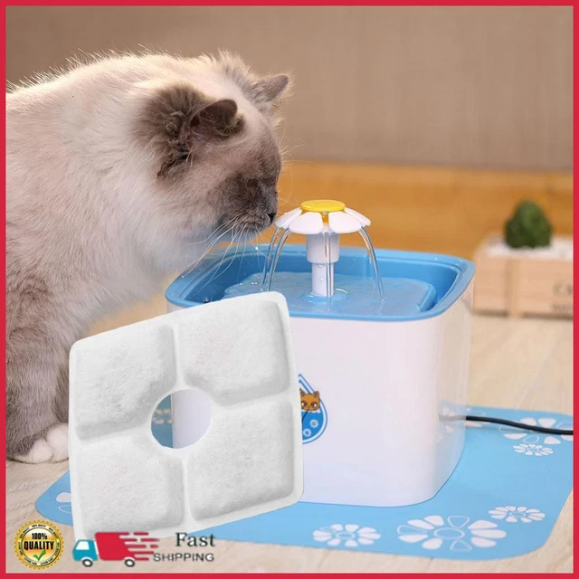 Automatic Pet Drinking Fountain Filter Mat Dog Water Dispenser Square Filter
