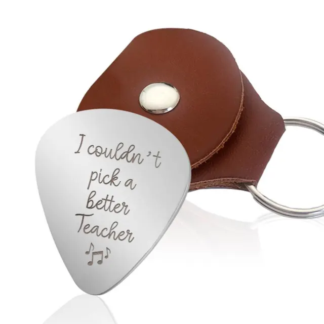 Personalised Guitar Picks Engraved Guitar Plectrums Gift for Teacher Dad Friend