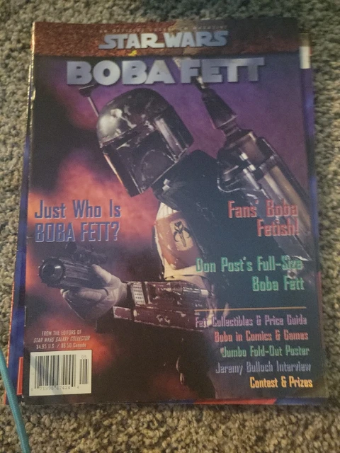 Star Wars Boba Fett One Shot Magazine 1998 Topps Galaxy Collector