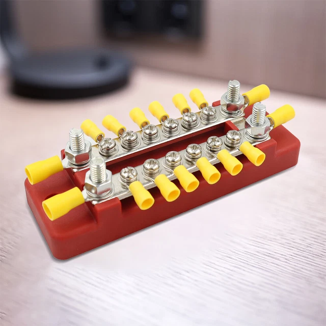 Check Busbar BUSBAR 12-48V COPPER Busbar Fire Prevention Busbar Connection Dustproof ...