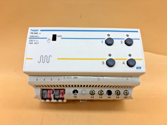 Module De Sorties HAGER Tebis TS - KNX - TS206B A1 599995 - Occasion Réinitialisé