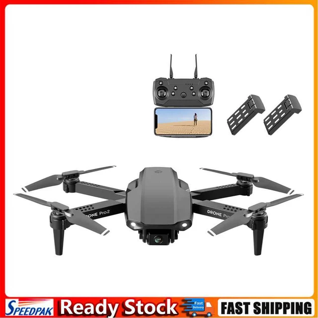 LSRC E99 Pro2 4K Dual Camera FPV RC Quadcopter with 2 Battery (Black)