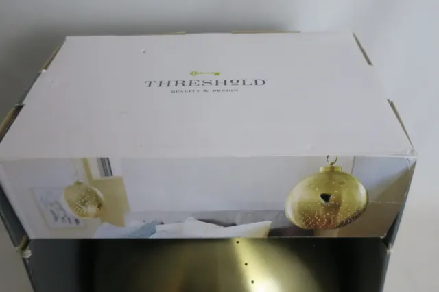 Lamp Plug In Pendant Light Brass LED Moroccan Pierced Swag Threshold NOS 2
