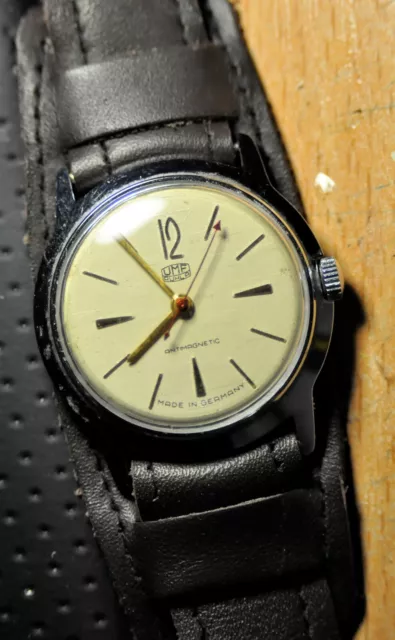"Ruhla"  cal. UMF 24-32  Vintage  Rare c.1963's  German Men's Wristwatch
