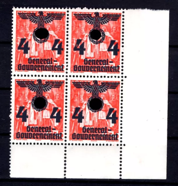 Gg 18 Eckrandviererblock ** Mnh Postfrisch (L5671