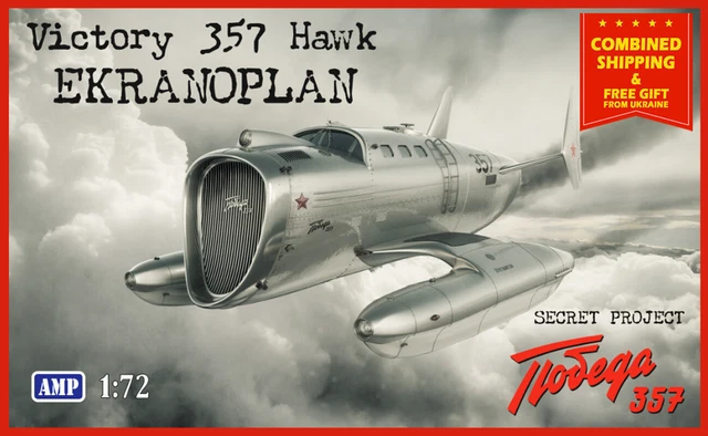 AMP 72-010 - 1/72 - Victory 357 Hawk. Prototype aircraft Scale plastic model