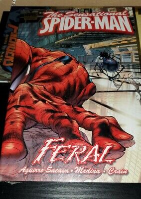 Marvel comics Sensational SpiderMan Feral Hardcover NEW SEALED RARE OOP HC🕸🕷🕷