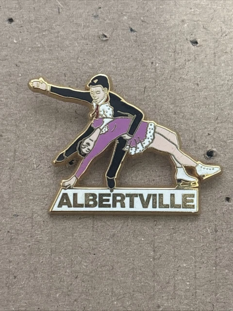 PINS PIN OLYMPIQUE OLYMPIC JO NOC COQ ALBERTVILLE 92 1992 ARTHUS BERTRAND DORE