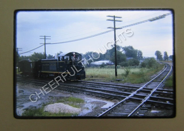 Original '63 Kodachrome Slide B&O Baltimore Ohio 9527 NW2 action     38Z63