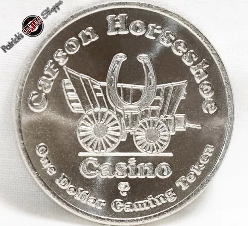 $1 Slot Token Coin Carson Horseshoe Casino 1994 Gdc Mint Carson City Nevada New