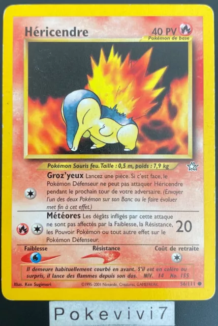 Carte Pokemon HERICENDRE 56/111 Commune NEO GENESIS Wizards FR OCCASION
