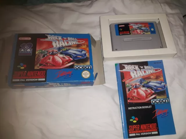 Rock N Roll Racing Super Nintendo Snes