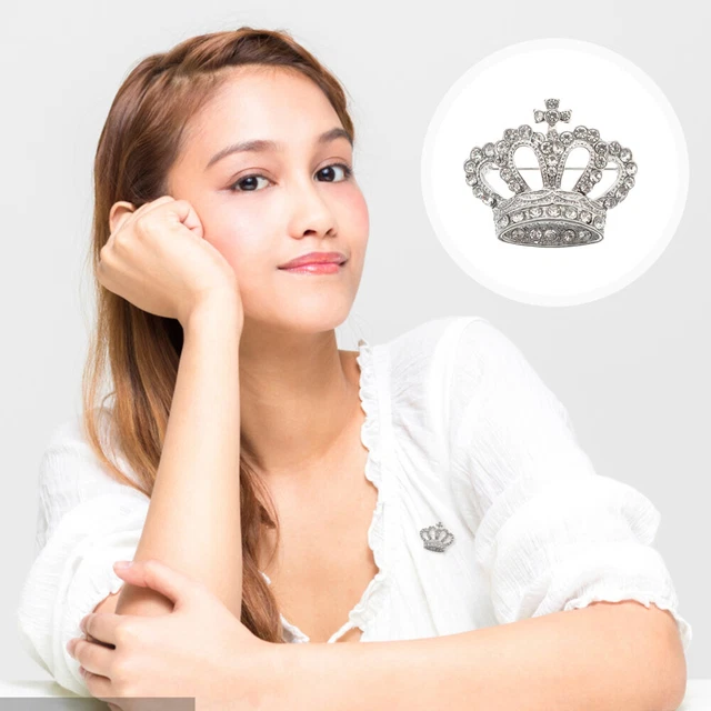 Grande Spilla Con Fiore Di Perla Grande/clip Per Corpetto