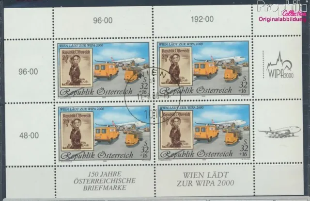 Briefmarken Österreich 1999 Mi 2292I Kleinbogen (kompl.Ausg.) gestempelt A(77833