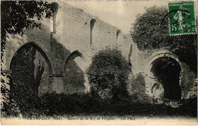 CPA Champlieu - Ruines de la Nef de l'Eglise (1032622)
