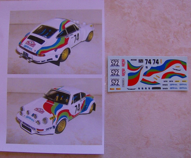 PORSCHE 911 CARRERA RS N°102 Tour de France AUTO 1973 G. FREQUELIN