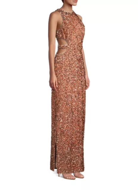 NWT Evening Gown, Bronze, Sequin - FREE SHIPPING! 2
