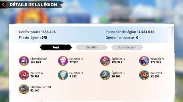 Compte Call Of Dragons - 31M De Puissance, Serveur 61, VIP14 (bientôt 15), 100k Gemmes