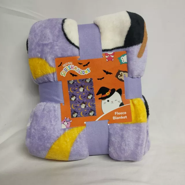Coperta Squishmallows Halloween Pile Viola 100cm X 150cm