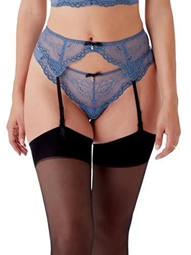 Gossard Donna 7712 Mnl Reggicalze, Chiarore di Luna Blu, M