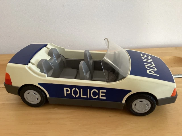 Ancien Lot De Voitures De Police Playmobil 3904 - Jouet D'occasion Pour Enfants