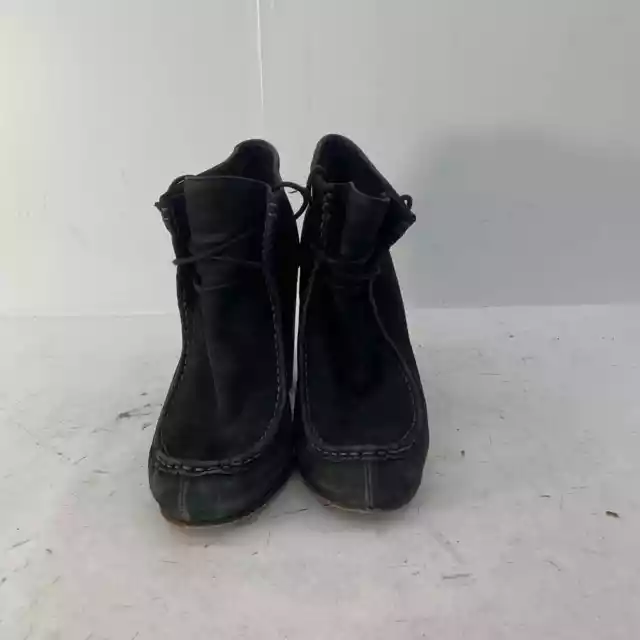 Dolce Vita Black Leather Booties Womens Size 10 2