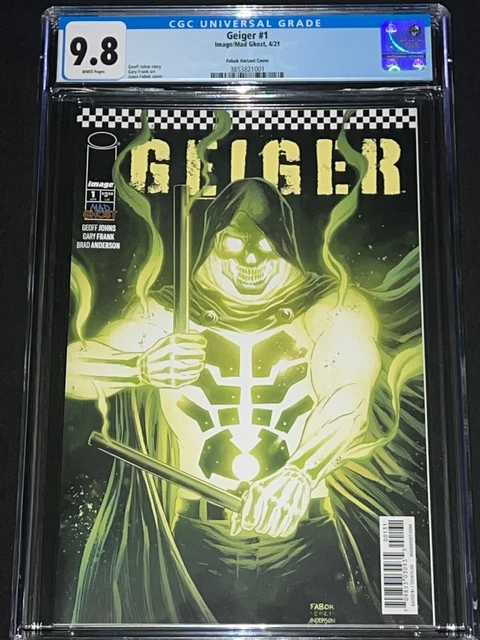 Geiger #1 CGC 9.8 - Jason Fabok Variant Cover - 2021