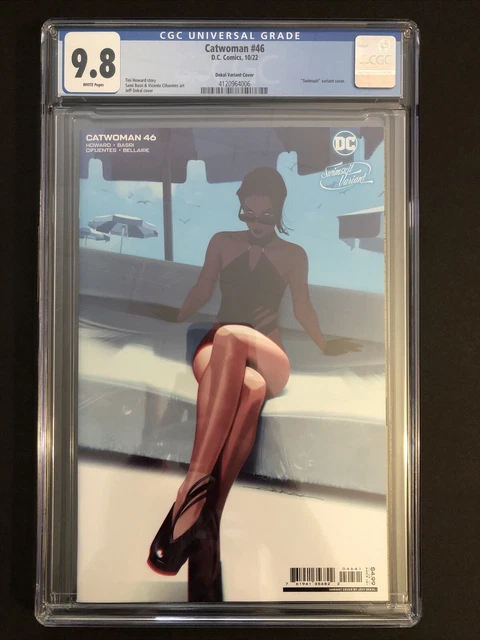 Catwoman #46 10/22 DC Comics CGC Graded 9.8 Jeff Dekan Swimsuit Variant Cover
