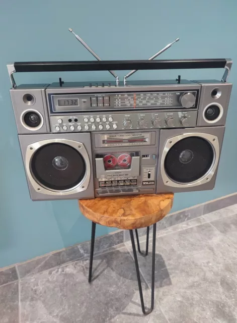 Boombox Ghettoblaster Wilco Crs-1047L Working Vintage Hifi 1980