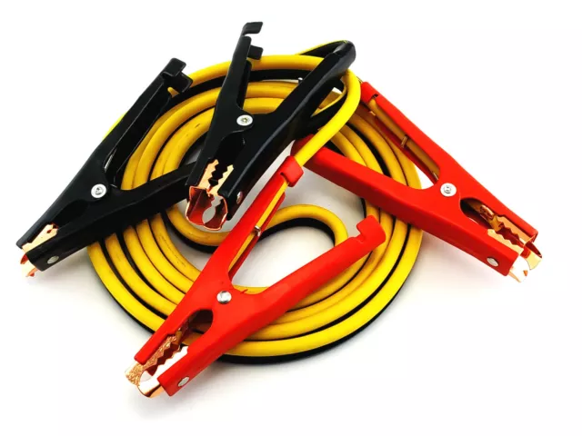 12' foot 3.65M Heavy Duty Car Jumper Lead 400AMP Jump Booster Cable Truck auto 3