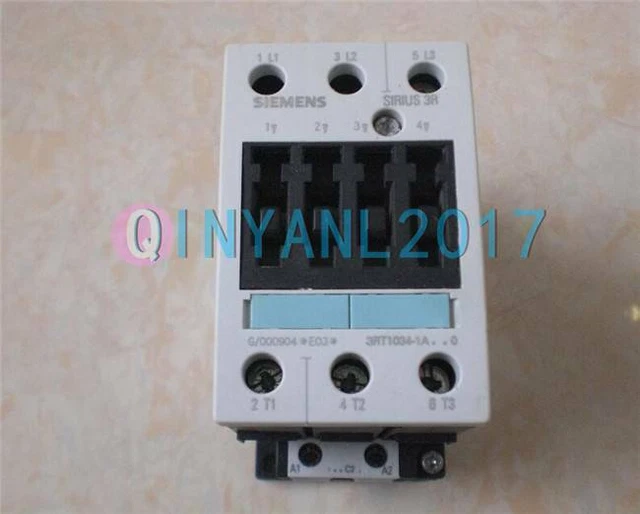 New 1PC Siemens Contactor 3RT1034-1AC20 24VAC 32 AMP 3 POLE 3RT10341AC20