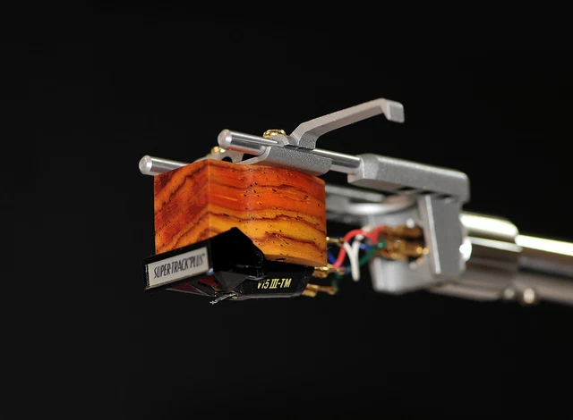 Shure V15 Type III Boîtier de Bois Zebrawood Bois Corps Ramassage Cartouche