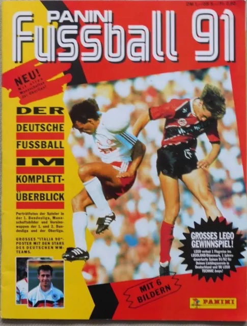 Panini Fussball Bundesliga 1991 Sticker aussuchen # 1 - 223 Teil 1/2