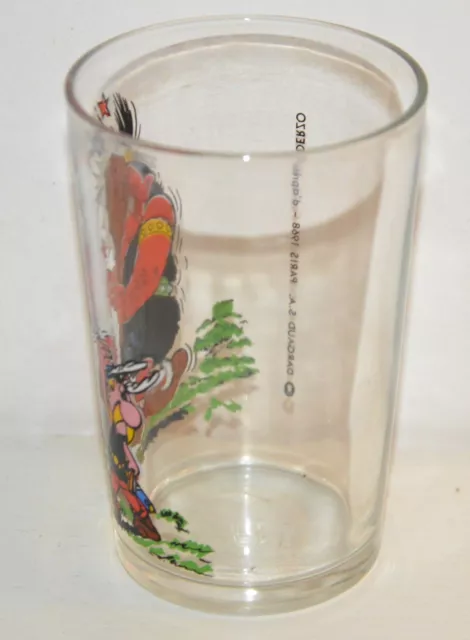 Ancien verre à moutarde ASTERIX LE GAULOIS vintage Amora DARGAUD 1968 3