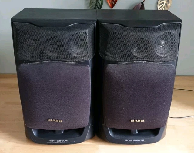 AIWA SX-Z260 • 2 Protections Pour Haut-Parleur • Twin Duct 3 Way Speaker System EUR 9,95 - FR