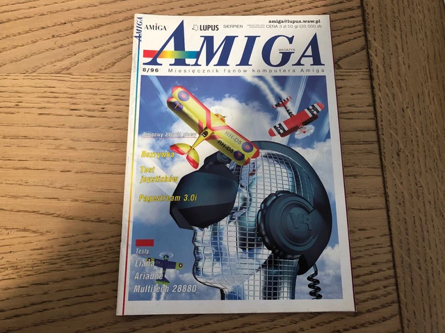 AMIGA MAGAZYN issue 8 - 1995 - Amiga 1200, CD32,Leto, M-Tech card, etc