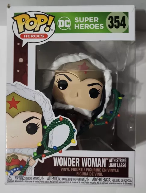 Funko Pop! DC Super Heroes WONDER WOMAN String Lasso Vinyl Figure #354 NIB