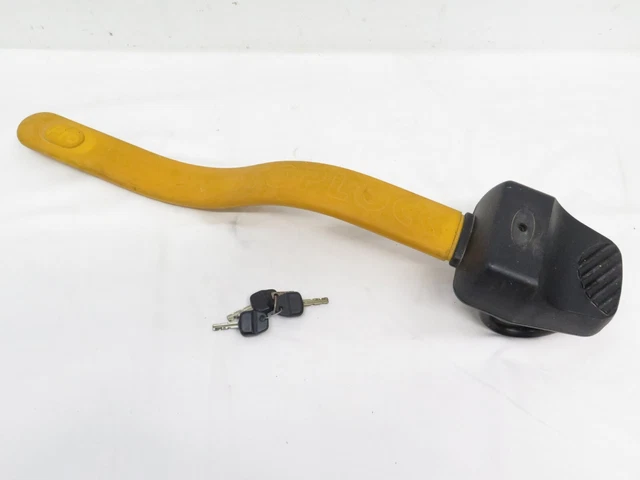 Stoplock Pro Lenkrad Sicherheitsschloss Diebstahlsicherung mit Schlüsseln 26 Zoll Länge