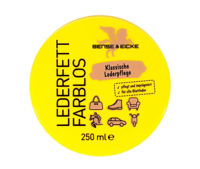 Grasa de cuero incolora Bense & Eicke 250 ml para el cuidado y conservación del cuero
