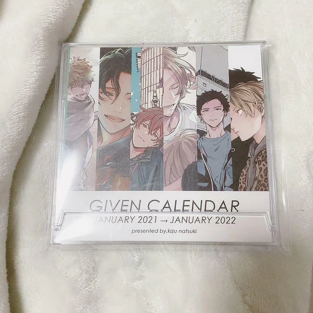 GIVEN NATSUKI KIZU calendar 20212022 JAPAN Anime Manga 29.99 PicClick