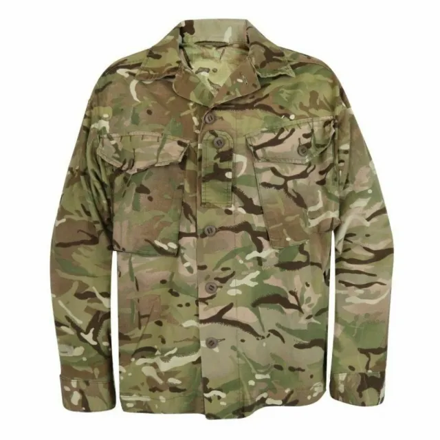 British Army Mtp Barrack Shirt Military Combat Surplus Camo Cadet Uniform Issue