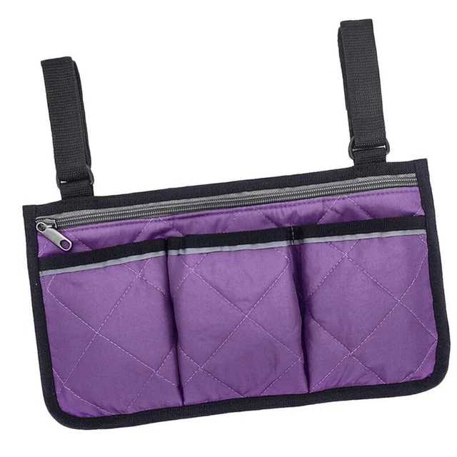 Rollstuhl-Seitentasche, Organizer-Tasche, Zubehör-Telefonhalter – universelle