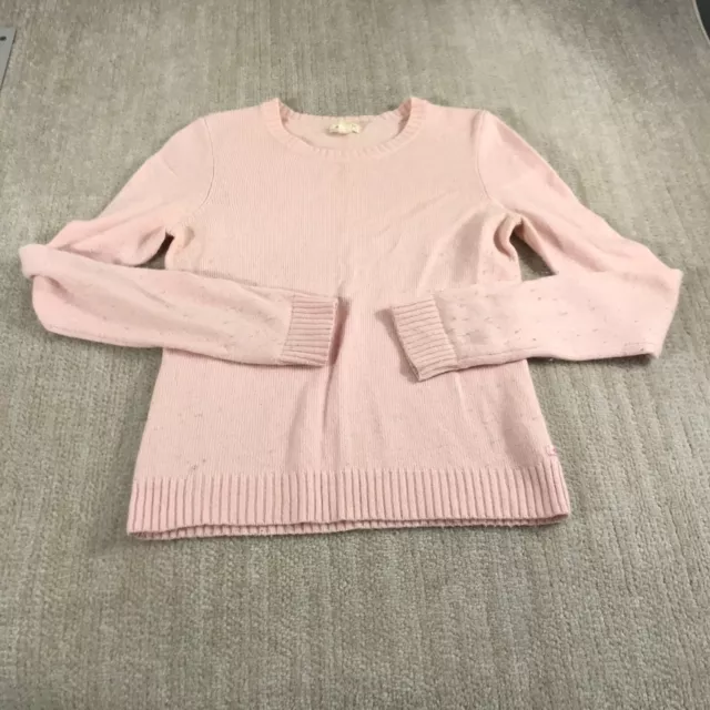 American Eagle Sweater Womens Medium Pullover Cashmere Pink Preppy Casual Ladies